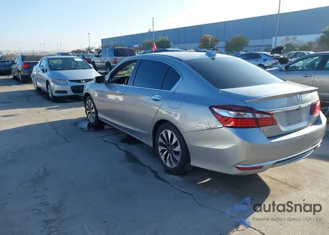 2017 Honda Accord Hybrid z USA, uszkodzony, nr VIN JHMCR6F35HC008871